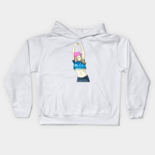 cool girl Kids Hoodie